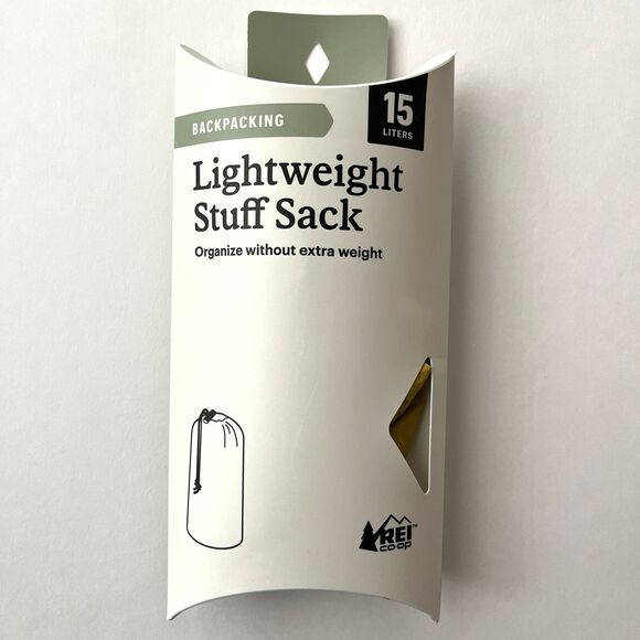 REI Co-Op Lightweight Backpacking Compression Stuff Sack 15L Camping Hiking - Picture 1 of 4